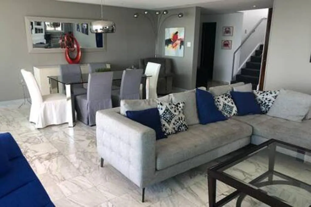 Spectacular Beach Front Ph, 2 Level-3Bd-2.5 Bath Apartment San Juan Puerto Rico
